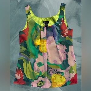 SPENSE multi-color sleeveless blouse Size S